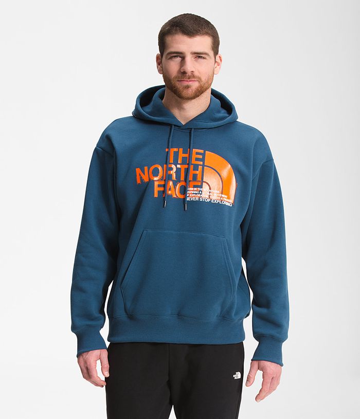 The North Face Hoodie Heren Coordinates Pullover ANTI42653 - Blauw